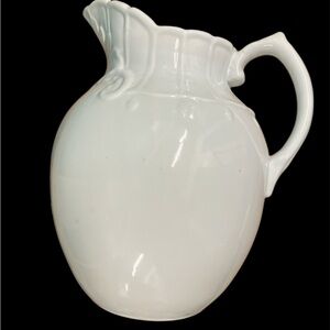 Vintage White Ceramic Vase